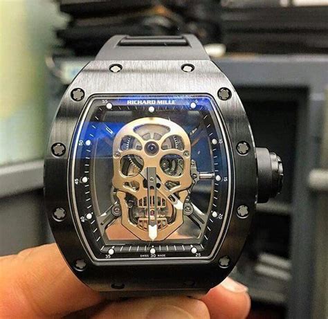 richard mille skull diamond watch|richard mille skull watch price.